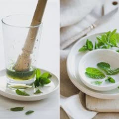 Cách làm Nước Ép Chanh Dây cùng lá bạc hà mát lạnh