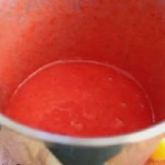 Cách làm nước ép dâu tây chanh