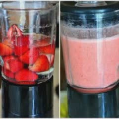Cách làm nước ép dâu tây