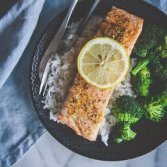 Cách làm Cá hồi nướng muối chanh