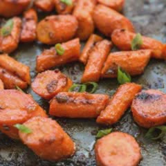 Cách làm cà rốt nướng sốt miso
