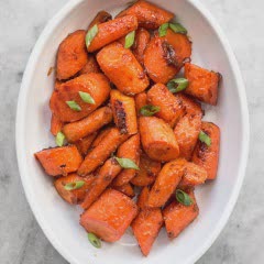 Cách làm cà rốt nướng sốt miso