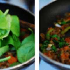 Cách làm pudding bánh mì nướng rau củ