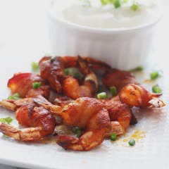 Cách làm Thịt hun khói cuộn tôm