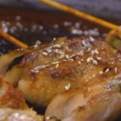 Cách làm ba chỉ cuộn bánh gạo xiên nướng