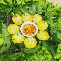 Cách Làm Bánh Khọt Đậu Xanh Nấm Kim Châm Chay
