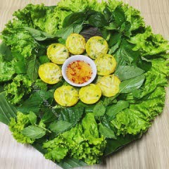 Cách Làm Bánh Khọt Đậu Xanh Nấm Kim Châm Chay