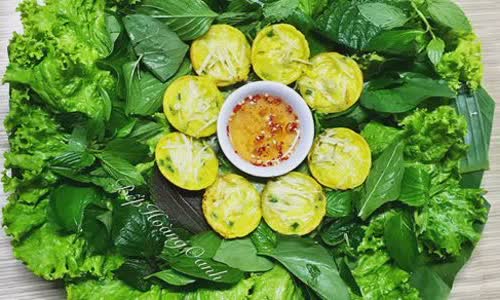 Cách Làm Bánh Khọt Đậu Xanh Nấm Kim Châm Chay