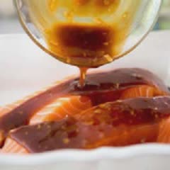 Cách làm Cá hồi nướng sốt Hoisin