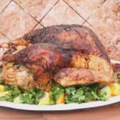 Cách làm Gà nhồi rau củ nướng bơ 