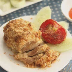 Cách làm Gà Ướp Mayonnaise Bọc Vụn Bánh Mì Nướng thơm lừng