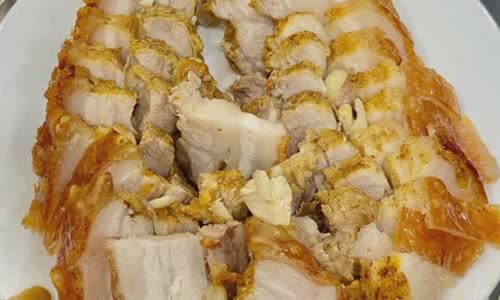 Cách Làm Thịt Quay Giòn Da Bằng Nồi Chiên Không Dầu
