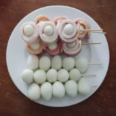 Cách làm Thịt Xông Khói Cuộn Trứng Cút đơn giản cho bữa cơm