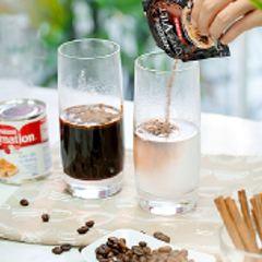 Cách pha cà phê sữa dừa