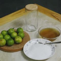 Cách làm chanh đào ngâm đường mật