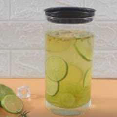 Cách làm Detox Trà Xanh Nho Chanh giảm cân, giải độc gan
