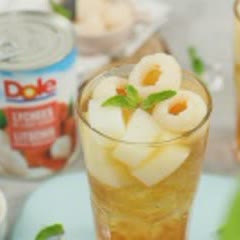 Cách làm Hồng Trà Thạch Vải Dole giải nhiệt mùa hè