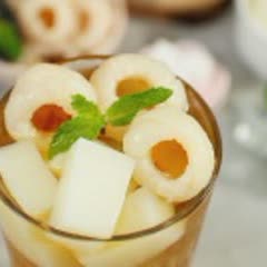 Cách làm Hồng Trà Thạch Vải Dole giải nhiệt mùa hè