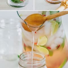 Cách làm Mojito dâu chanh