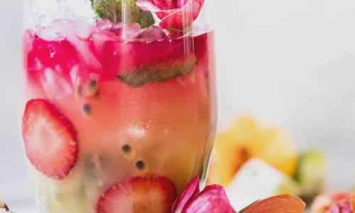 Cách làm Mojito dâu tây bụp giấm