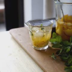 Cách làm Nước đào bạc hà