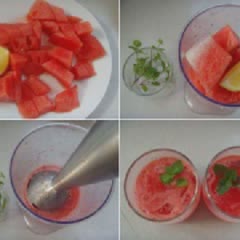 Cách làm nước dưa hấu bột báng