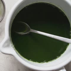 Cách làm soda matcha phủ kem