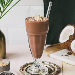 Cách làm Sữa lắc chocolate nước cốt dừa