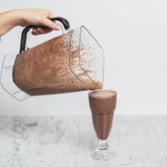 Cách làm Sữa lắc chocolate nước cốt dừa