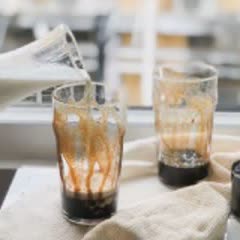 Cách làm Sữa Tươi Kem Cháy Trân Châu Đường Đen béo ngọt