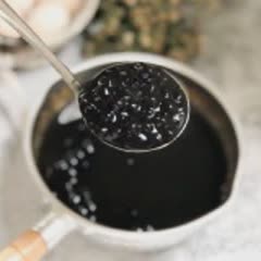 Cách làm Sữa Tươi Kem Cháy Trân Châu Đường Đen béo ngọt