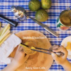 Cách làm Trà đào cam sả tại nhà