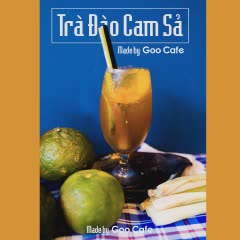 Cách làm Trà đào cam sả tại nhà