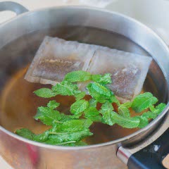 Cách làm Trà chanh lá bạc hà