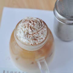 Cách pha trà sữa topping kem mát lạnh