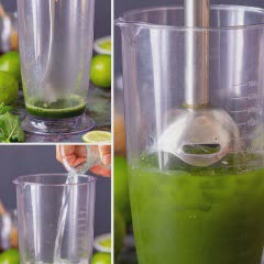 Cách làm Trà xanh chanh bạc hà