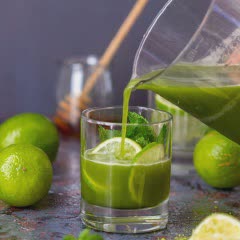 Cách làm Trà xanh chanh bạc hà