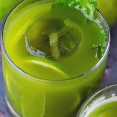 Cách làm Trà xanh chanh bạc hà