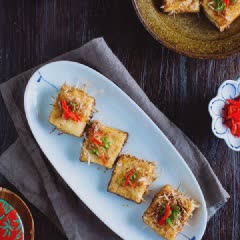 Cách làm đậu hũ chiên sốt Teriyaki