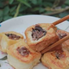 Cách làm đậu hũ nhồi thịt chiên vàng