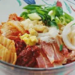 Cách làm đậu hũ sốt kimchi thịt heo