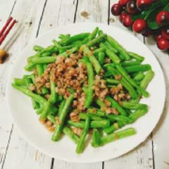 Đậu đũa xào thịt băm