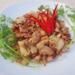 Cách làm ba chỉ xào sả ớt