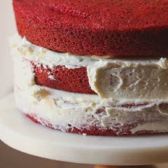 Cách làm Bánh bông lan Red Velvet nướng