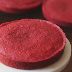 Cách làm Bánh bông lan Red Velvet nướng