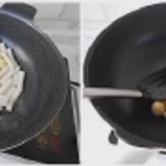 Cách làm bánh gạo xào trứng cút