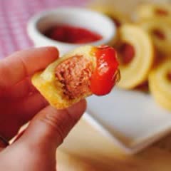 Cách làm Bánh muffin xúc xích