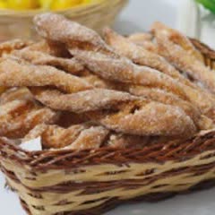 Cách làm bánh quẩy thừng bọc đường