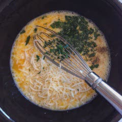 Cách làm bánh trứng cải phô mai chiên