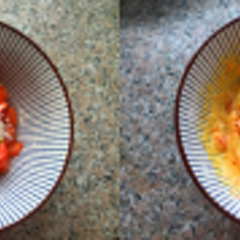 Cách làm bánh trứng chiên cà chua
